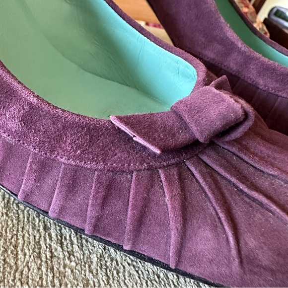 Audley size 38.5 or 8 purple suede pumps - Picture 8 of 8